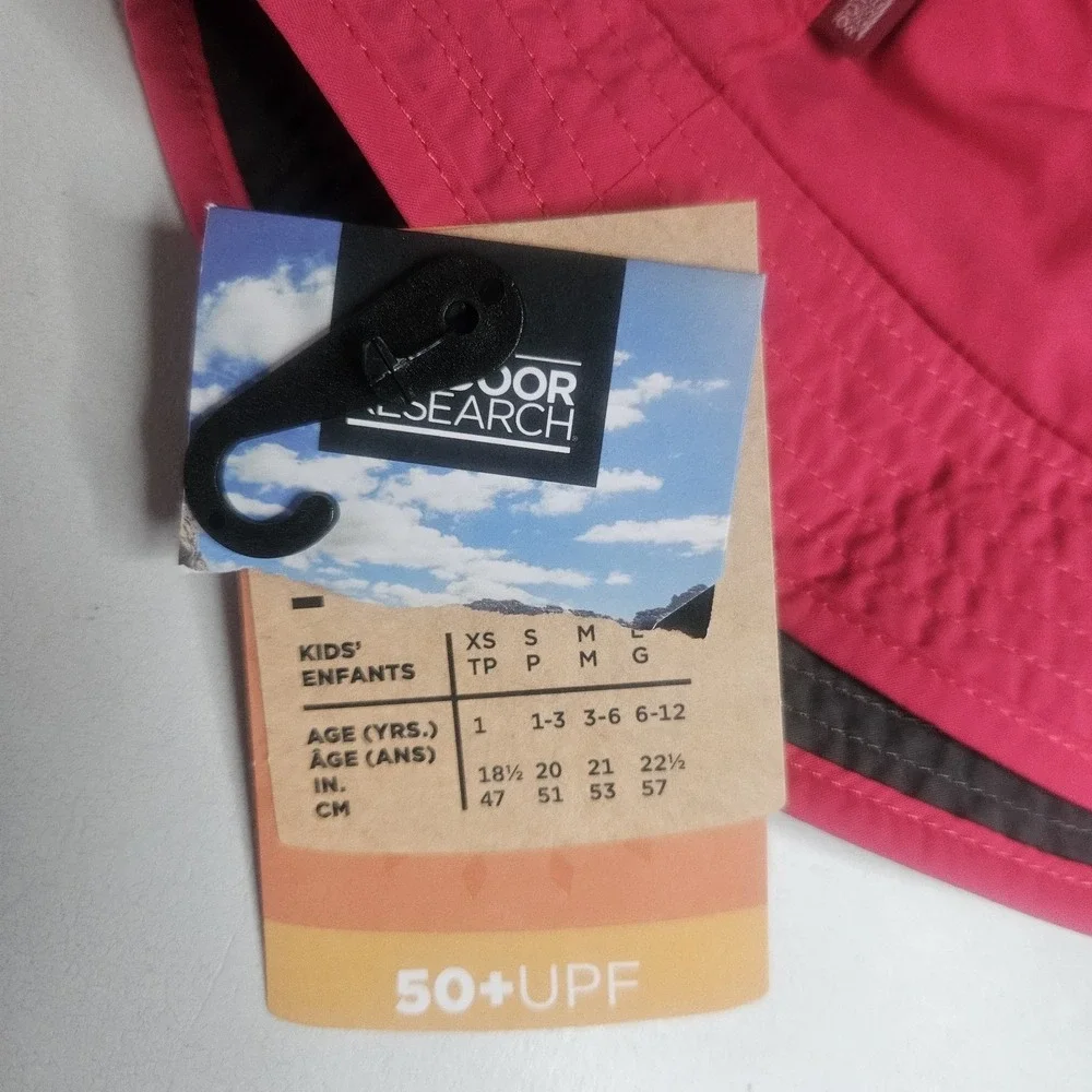 Outdoor‎ Research Kids Solstice Sun Bucket Hat 3-6yrs Desert Sunrise Pink UPF50+